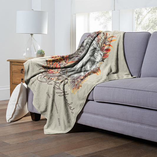 Harry Potter, Gryffindor Throw Blanket 50"x60"