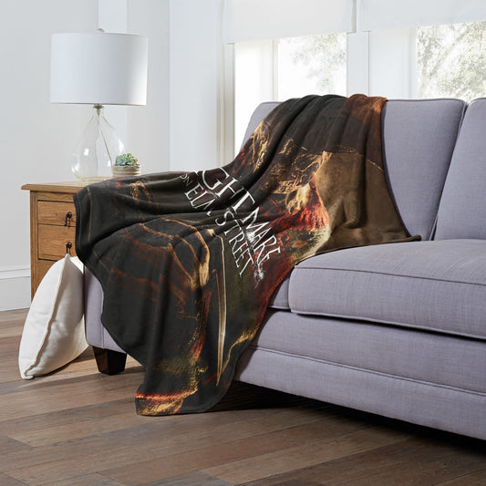 Nightmare on Elm Street, Poster Throw Blanket 50"x60"