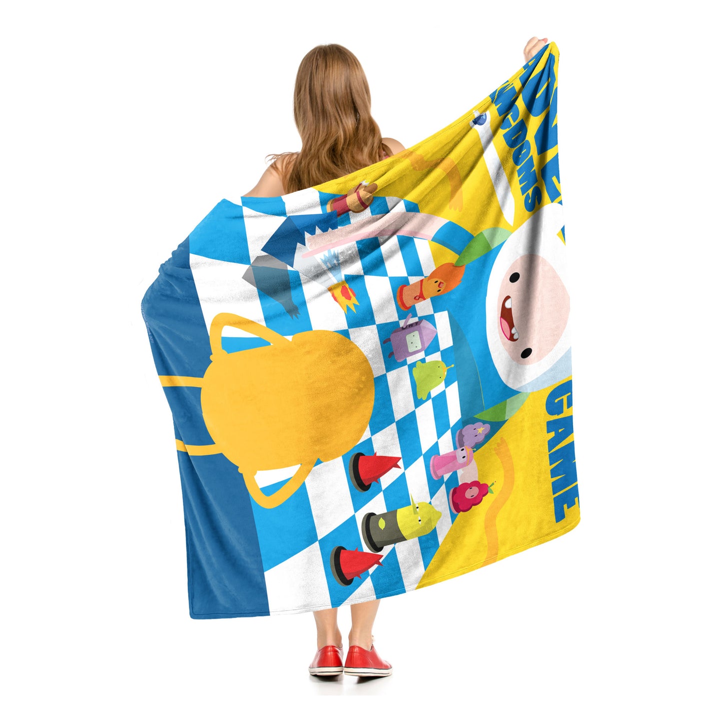 Adventure Time, Adventurous Kingdoms Throw Blanket 50"x60"