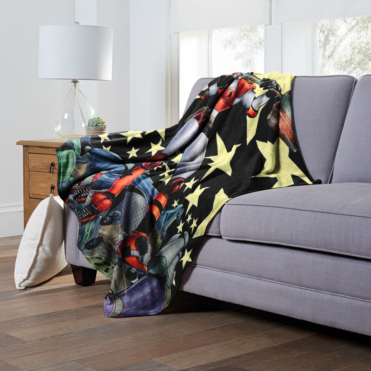 DC Comics Batman Champion Harley Throw Blanket 50"x60"