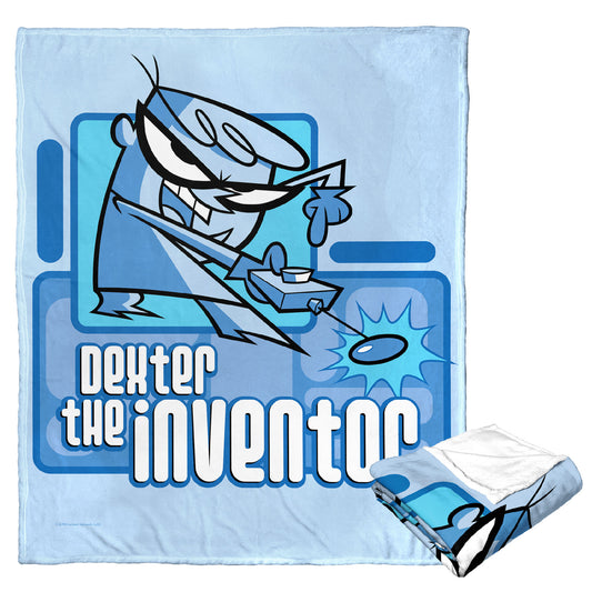 Cartoon Network's Dexter's Laboratory Dexter the Inventor Throw Blanket 50"x60"