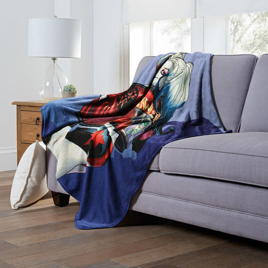 DC Comics Batman Owned Jacket Throw Blanket 50"x60"