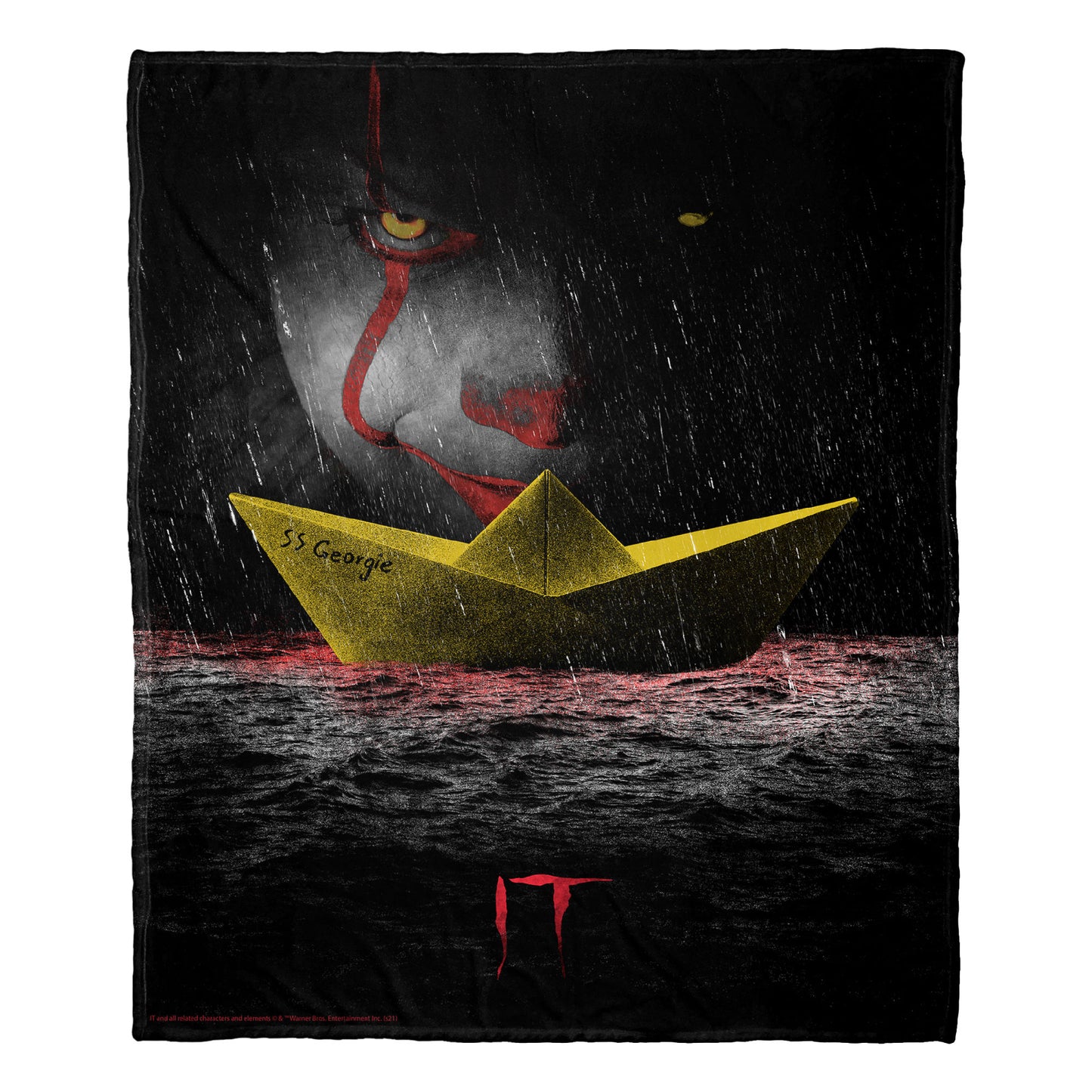 IT, Poster Throw Blanket 50"x60"