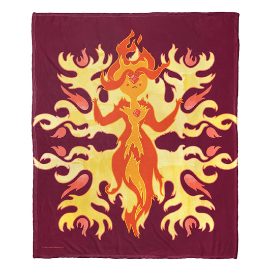 Adventure Time Fired Up Throw Blanket 50"x60"
