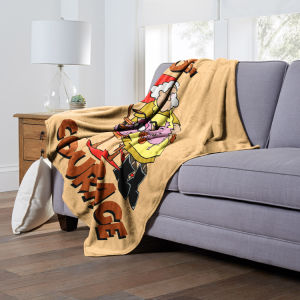 Cartoon Network's Courage the Cowardly Dog Good Dog Courage Throw Blanket 50"x60"