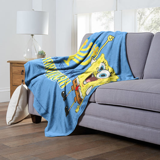SpongeBob, I'm Ready for Hanukkah Throw Blanket 50"x60"