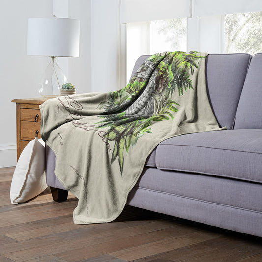 Harry Potter, Slytherin Throw Blanket 50"x60"