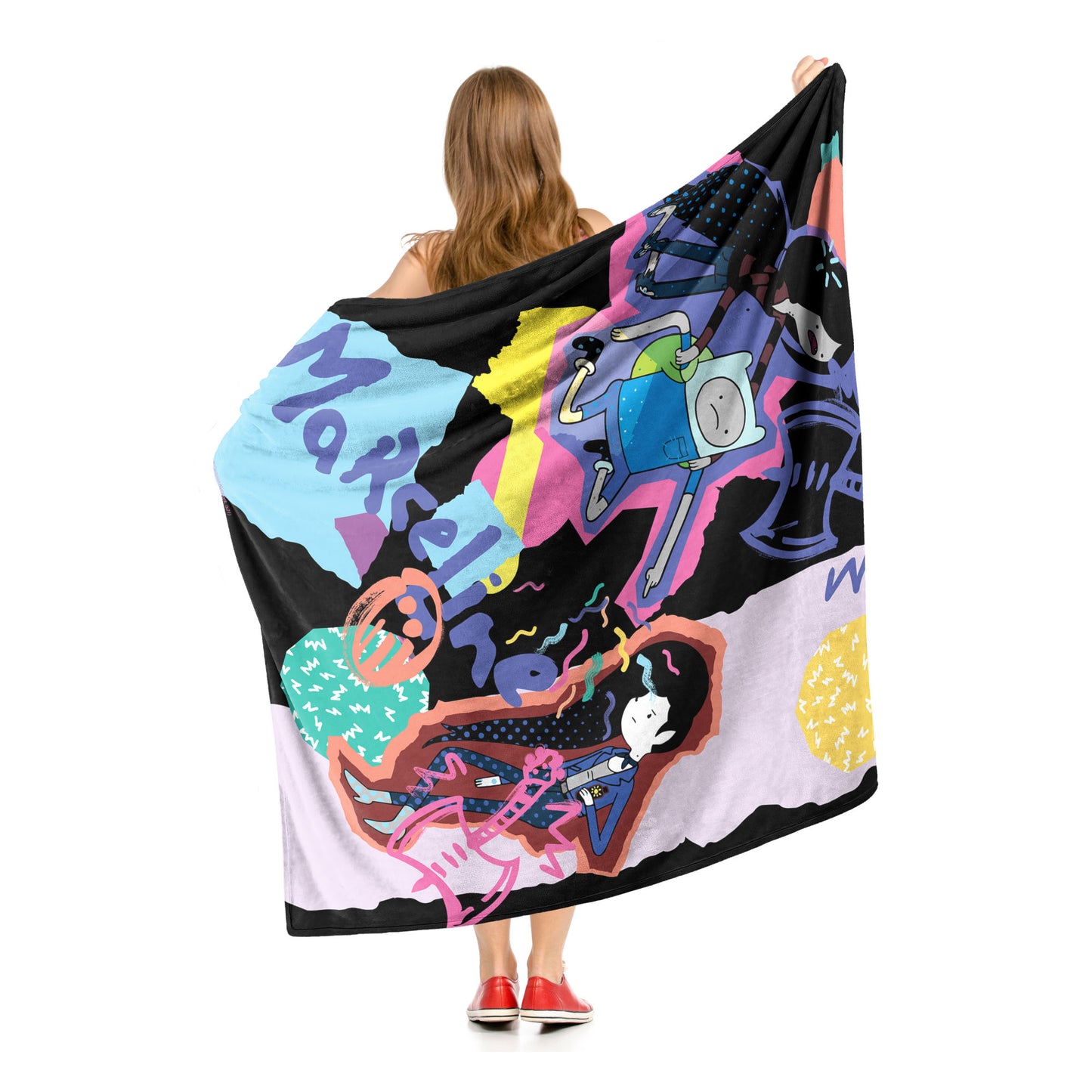 Adventure Time, Paper Marceline Silk Touch Throw Blanket 50"x60"