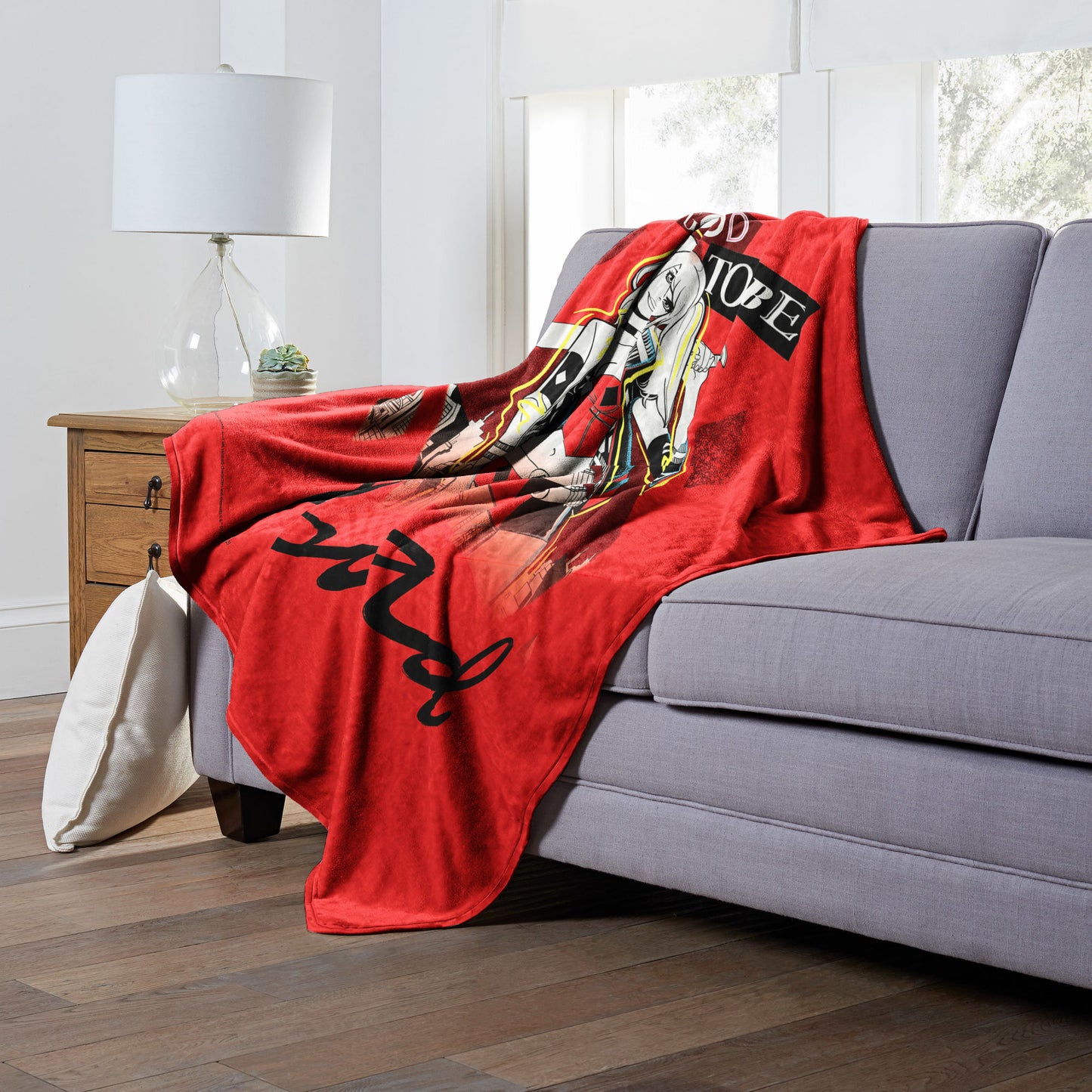 DC Comics Batman Good to be Bad Throw Blanket 50"x60"