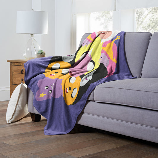 Adventure Time, Crazy Split Throw Blanket 50"x60"
