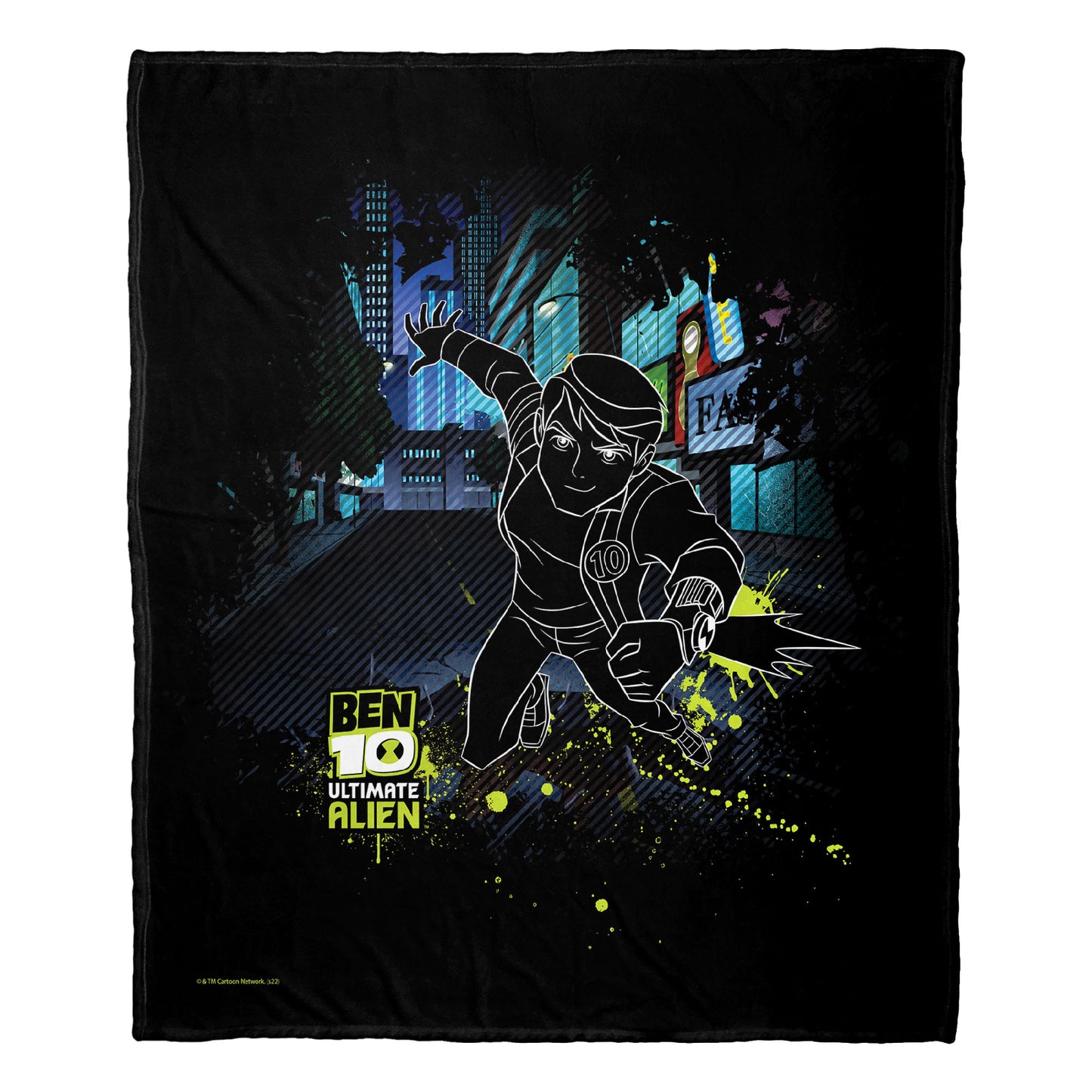 Cartoon Network's Ben 10 Ultimate Alien Throw Blanket 50"x60"