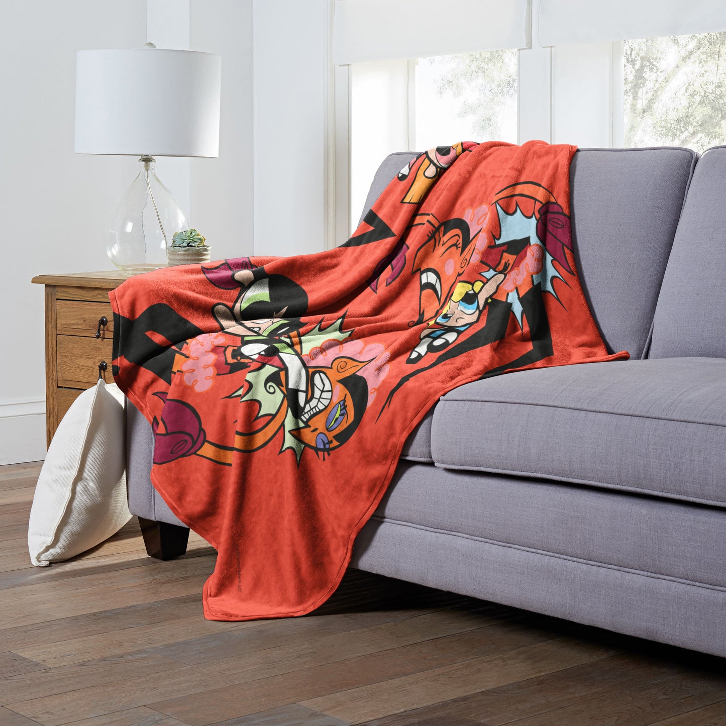 POWERPUFF GIRLS Get Him Throw Blanket 50"x60"