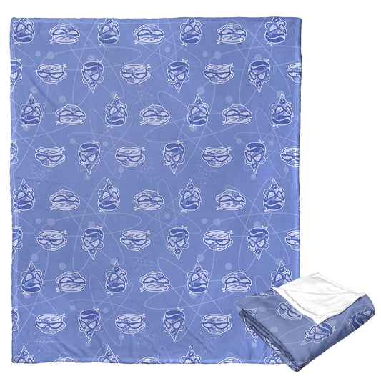 Cartoon Network's Dexter's Laboratory Dexter versus Mandark Throw Blanket 50"x60"
