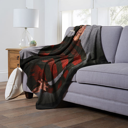 A Nightmare on Elm Street Don't Mess with Freddy Throw Blanket 50"x60"