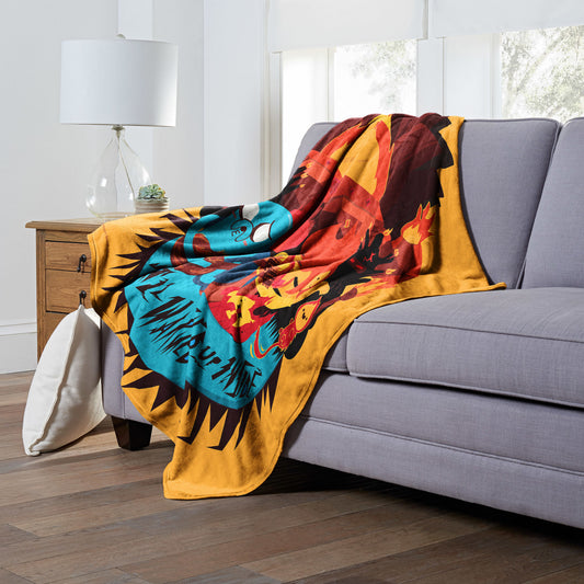 Adventure Time All Warmed Up Inside Throw Blanket 50"x60"