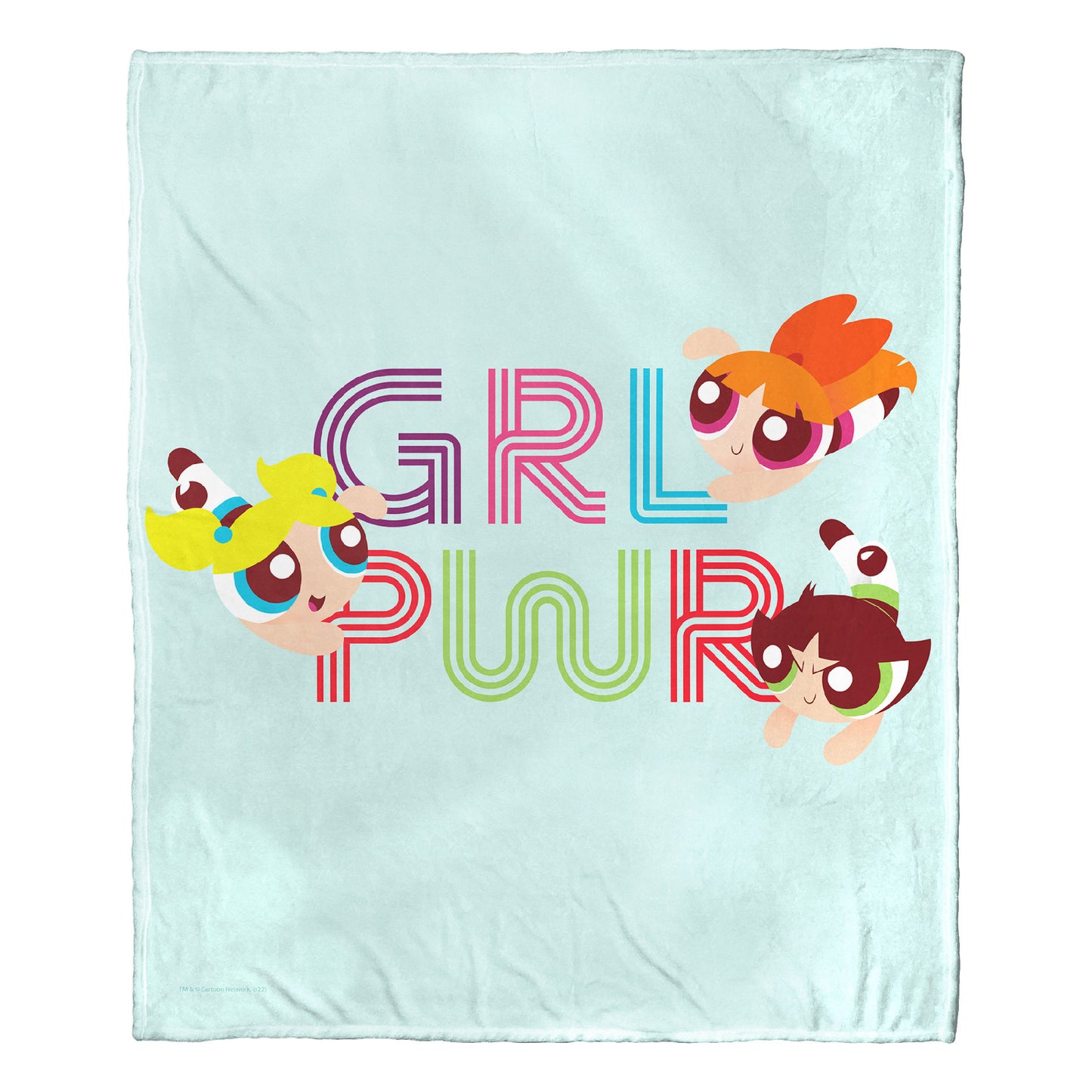 POWERPUFF GIRLS, Girl Power, Silk Touch Throw Blanket, 50"x60"