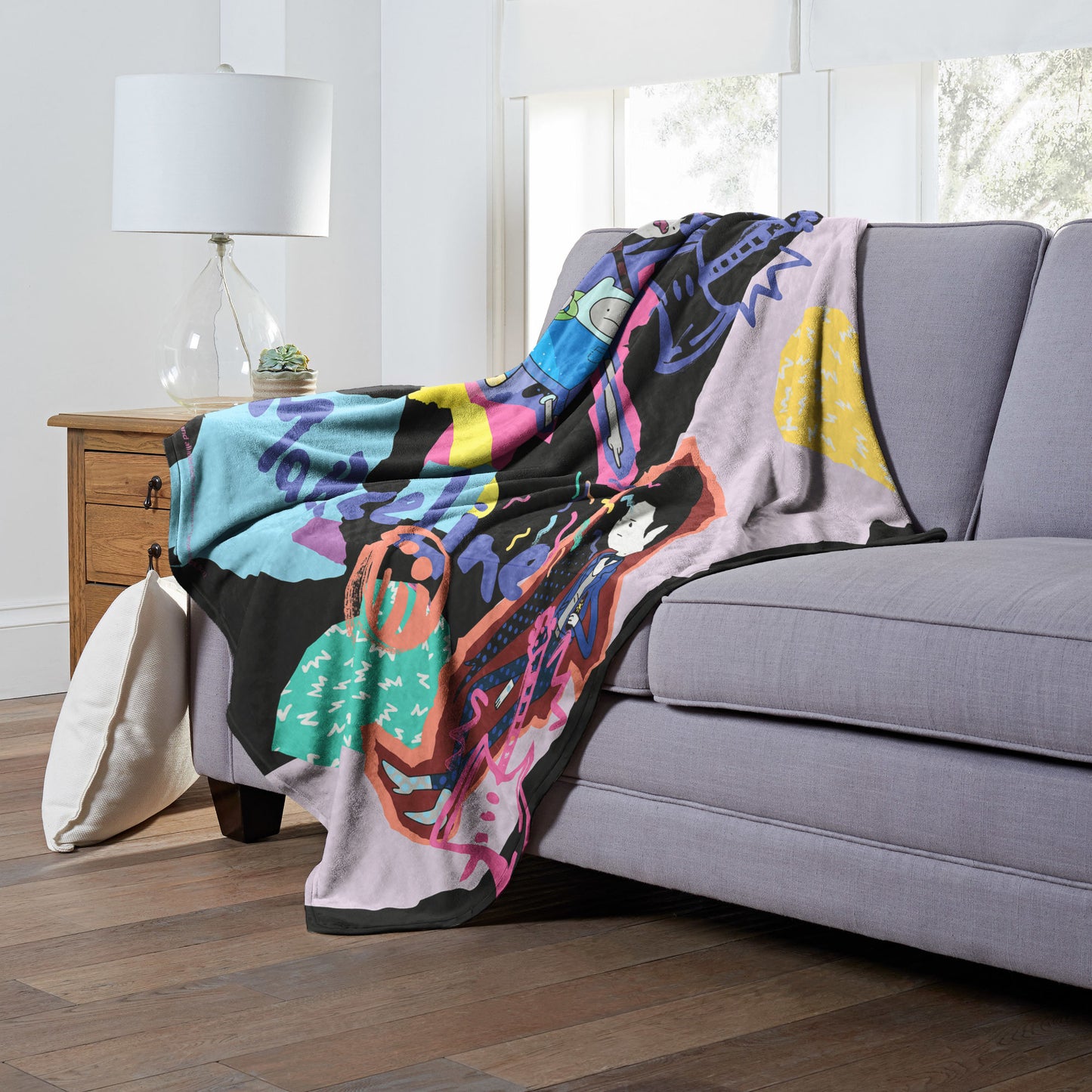 Adventure Time, Paper Marceline Silk Touch Throw Blanket 50"x60"