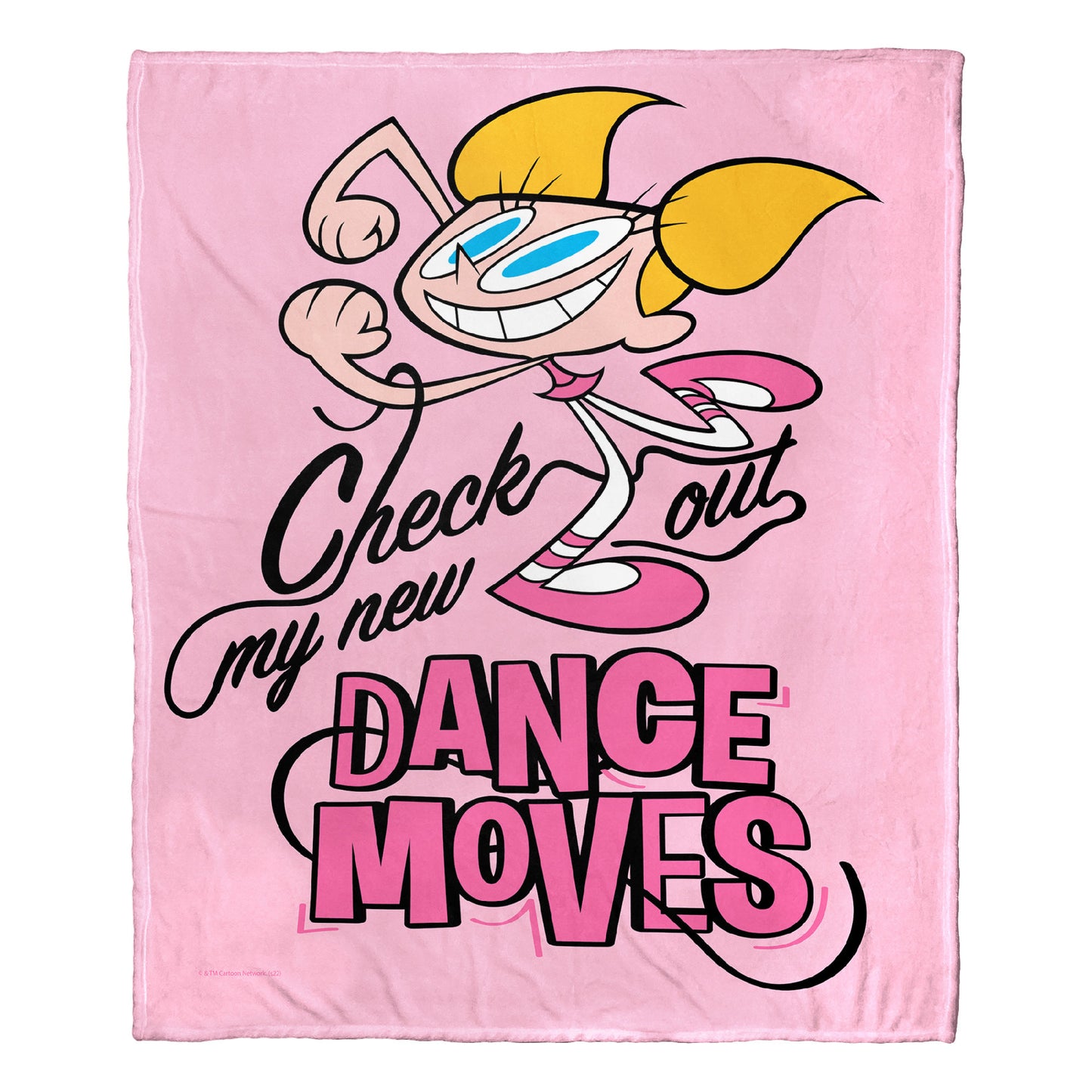 Cartoon Network's Dexter's Laboratory Check Out My Dance Moves Throw Blanket 50"x60"