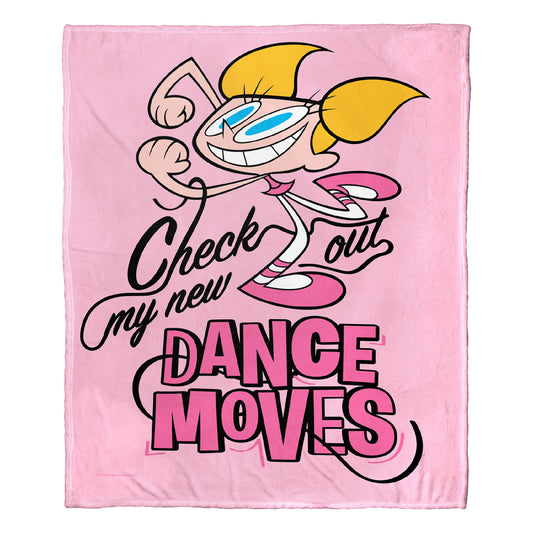 Cartoon Network's Dexter's Laboratory Check Out My Dance Moves Throw Blanket 50"x60"