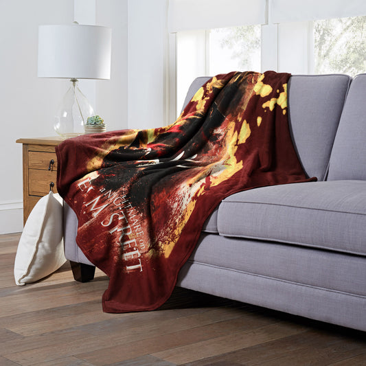 A Nightmare on Elm Street Into the Flames Throw Blanket 50"x60"