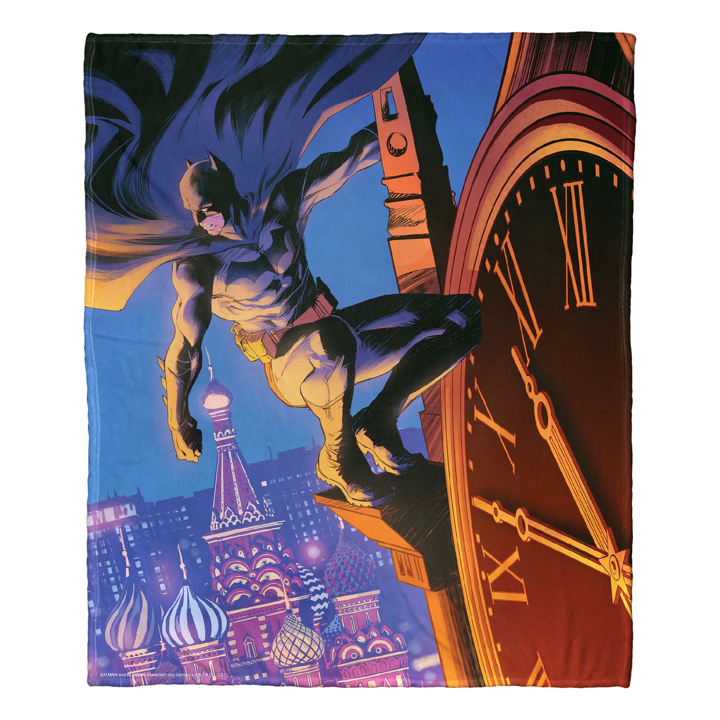 DC Batman, Time for Justice Throw Blanket 50"x60"