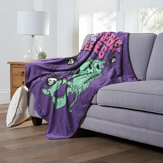 Warner Bros. Scooby-Doo Heebie Geebies Night Throw Blanket 50"x60"