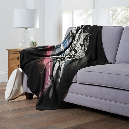 DC Comics Batman Geometric Cape Throw Blanket 50"x60"