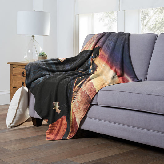 DC Batman, Knight Watch Throw Blanket 50"x60"