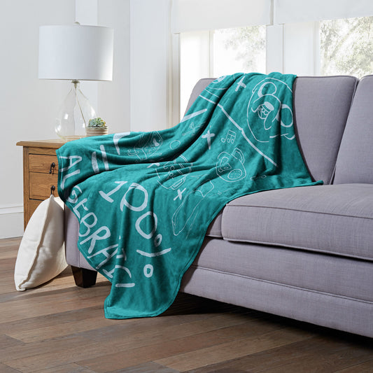 Adventure Time Algebraic Throw Blanket 50"x60"