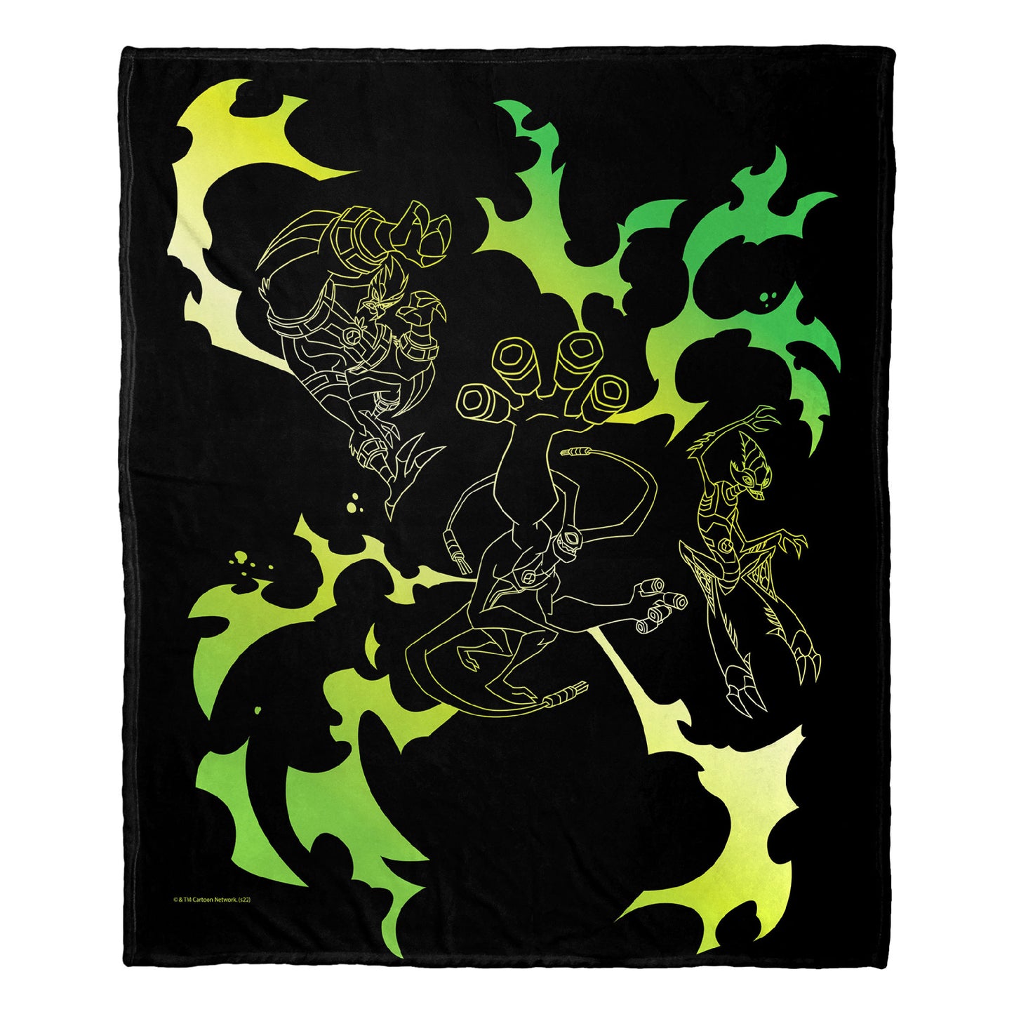 Cartoon Network's Ben 10 Aleins to the Rescue Throw Blanket 50"x60"