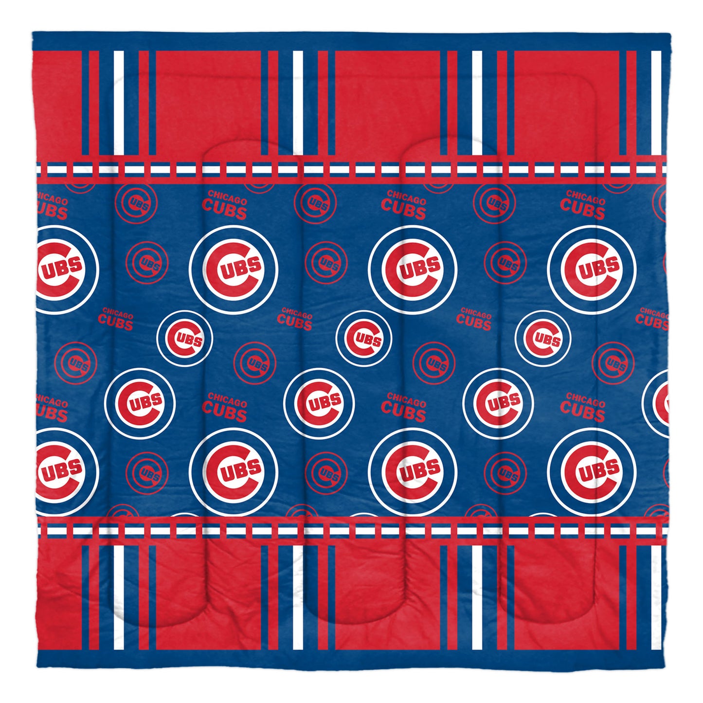 Chicago Cubs OFFICIAL MLB Queen Bed In Bag Set