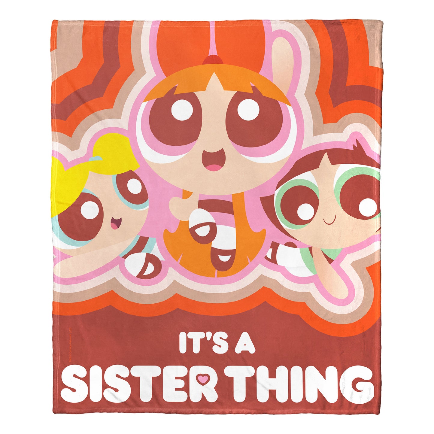 POWERPUFF GIRLS, IT's a sister thing, Silk Touch Throw Blanket, 50"x60"