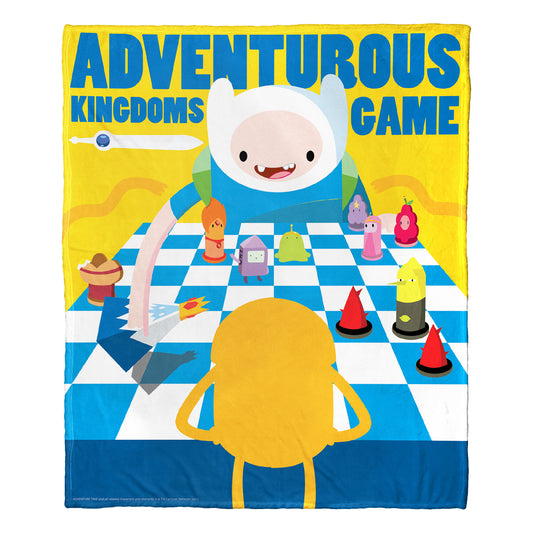 Adventure Time, Adventurous Kingdoms Throw Blanket 50"x60"