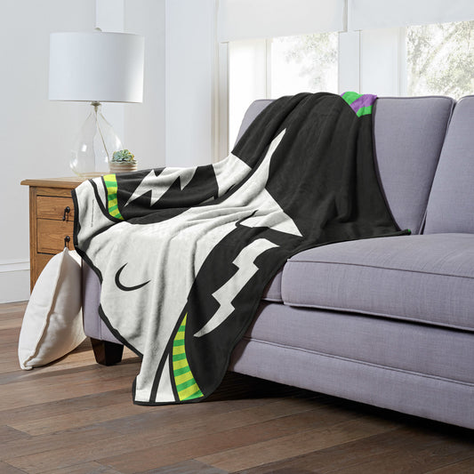 POWERPUFF GIRLS, Buttercup Lightning eyes, Silk Touch Throw Blanket, 50"x60"