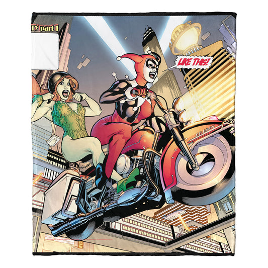 DC Comics Batman Wild Ride Throw Blanket 50"x60"