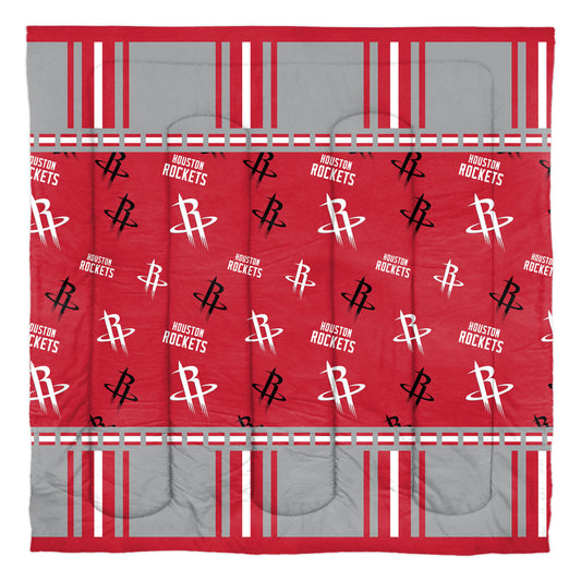 Rockets OFFICIAL NBA Queen Bed In Bag Set