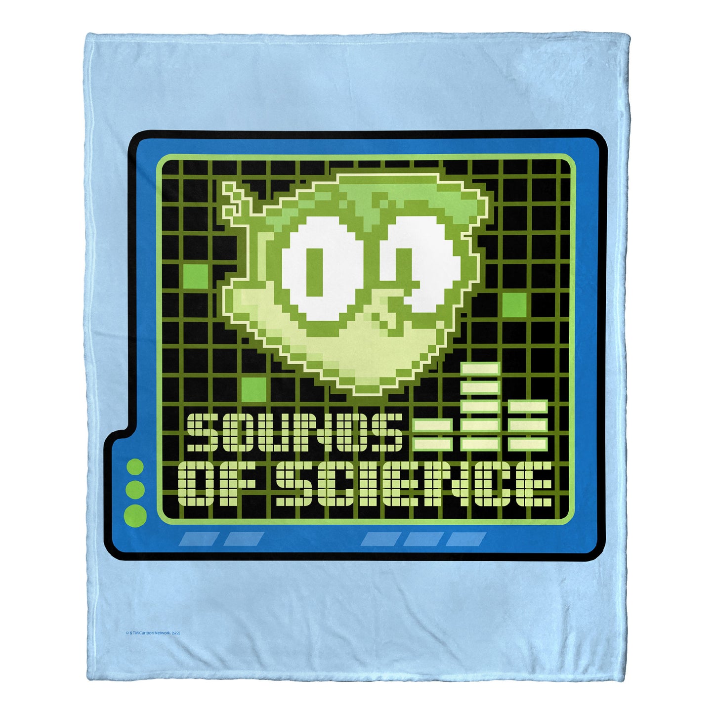 Cartoon Network's Dexter's Laboratory Sounds of Science Throw Blanket 50"x60"