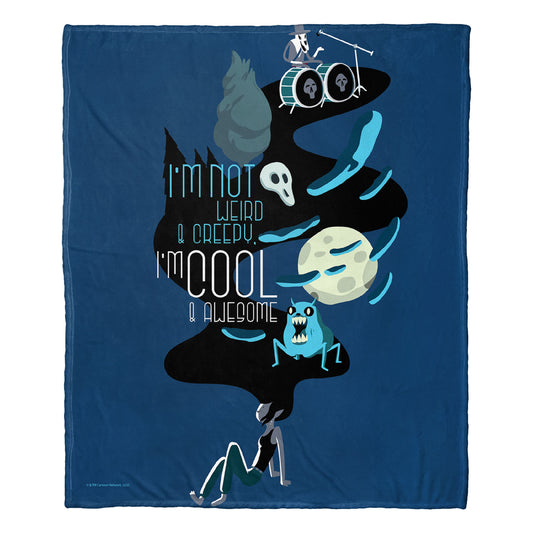 Adventure Time Cool & Awesome Throw Blanket 50"x60"