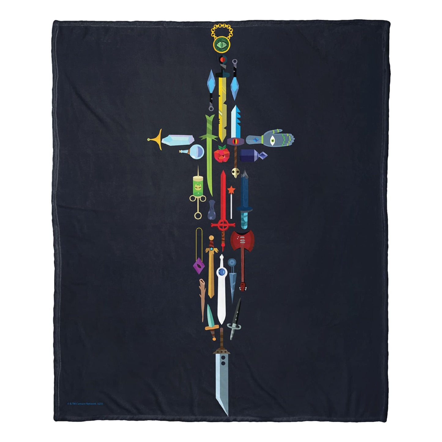 Adventure Time Magical Items Throw Blanket 50"x60"