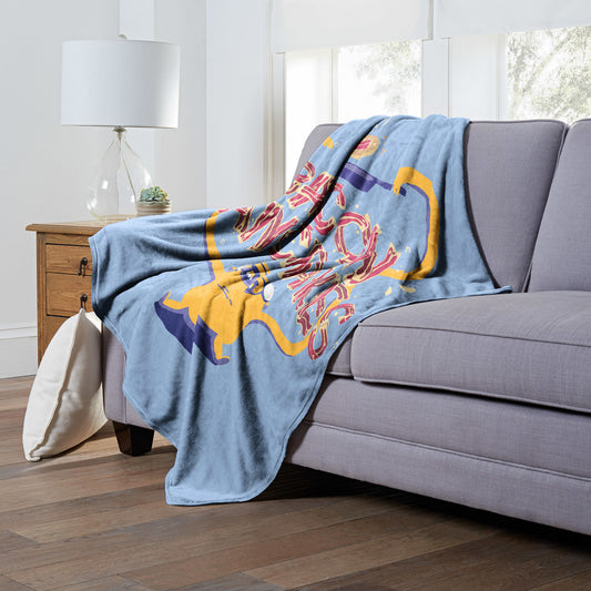 Adventure Time Bacon Pancakes Throw Blanket 50"x60"