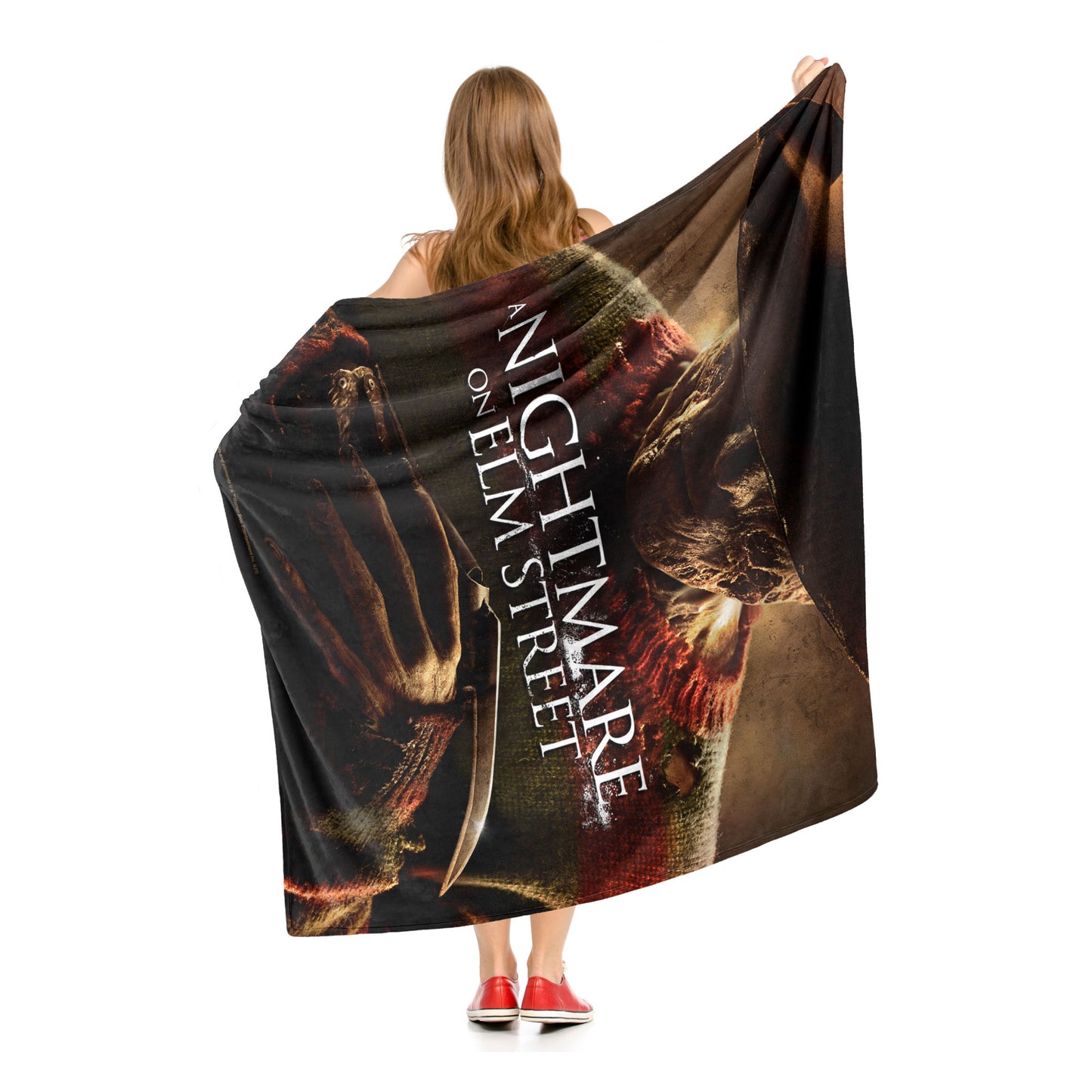 Nightmare on Elm Street, Poster Throw Blanket 50"x60"
