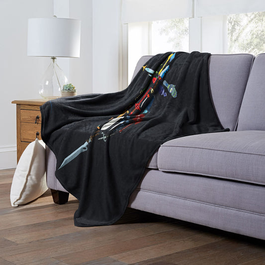 Adventure Time Magical Items Throw Blanket 50"x60"