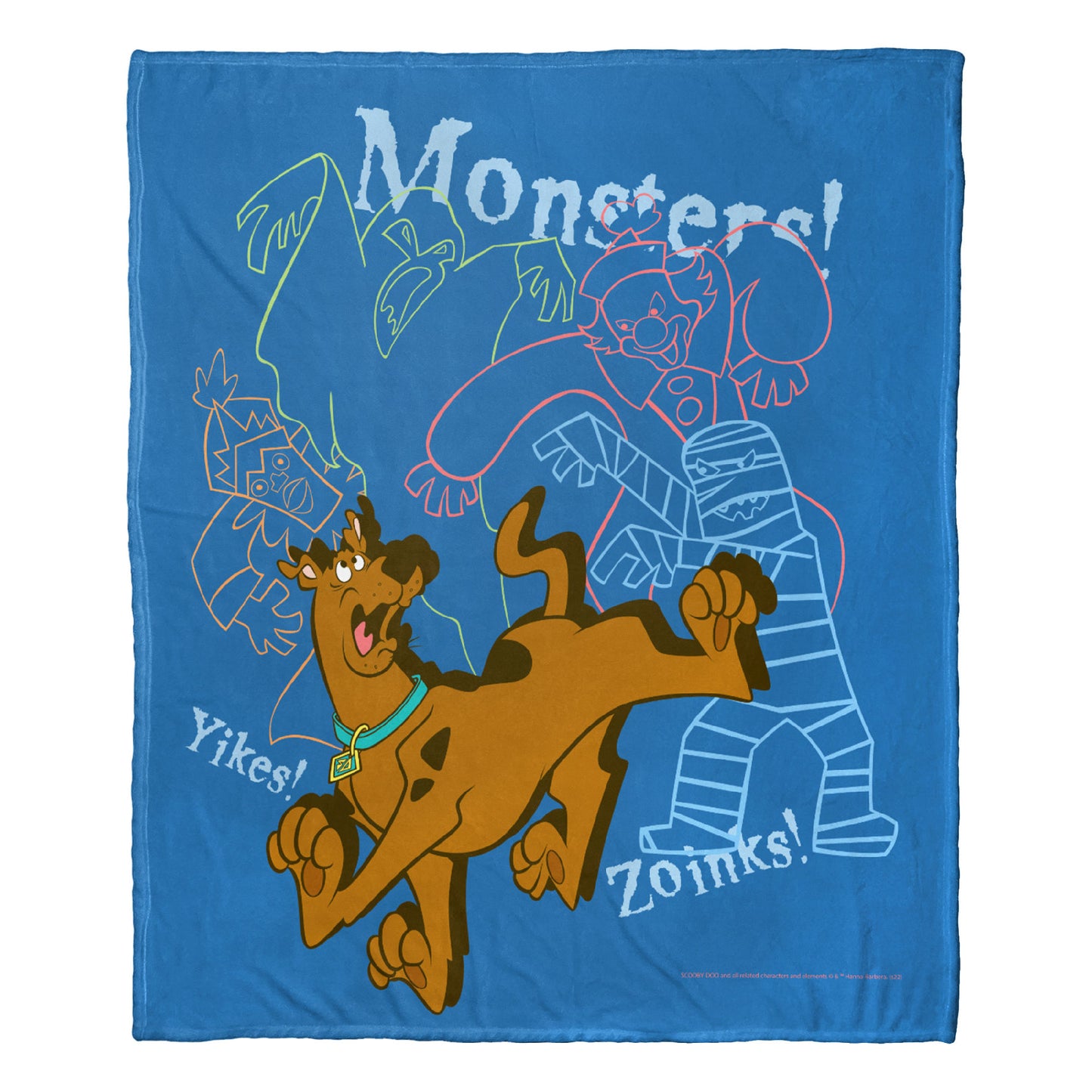 Warner Bros. Scooby-Doo Monsters My Throw Blanket 50"x60"