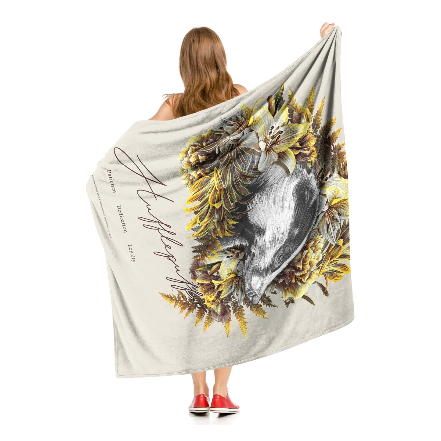 Harry Potter, Hufflepuff Throw Blanket 50"x60"