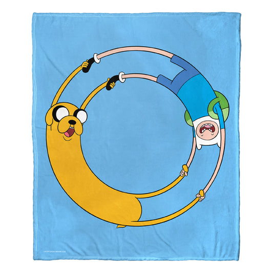 Adventure Time Endless Friendship Throw Blanket 50"x60"
