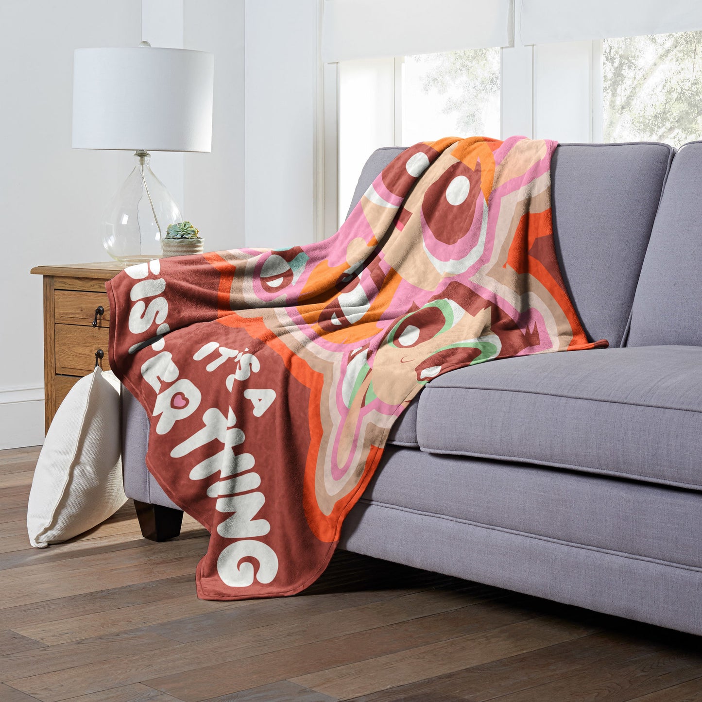 POWERPUFF GIRLS, IT's a sister thing, Silk Touch Throw Blanket, 50"x60"