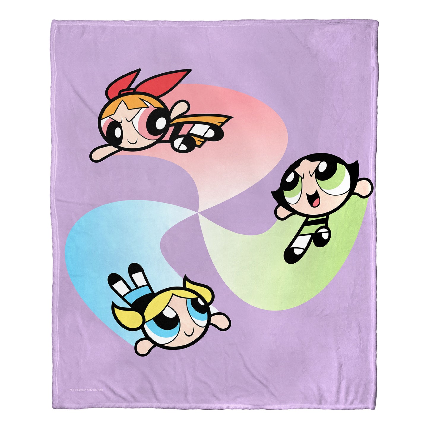 POWERPUFF GIRLS, Super Swirl, Silk Touch Throw Blanket, 50"x60"