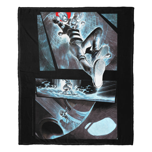 DC Comics Batman Dropping In Throw Blanket 50"x60"