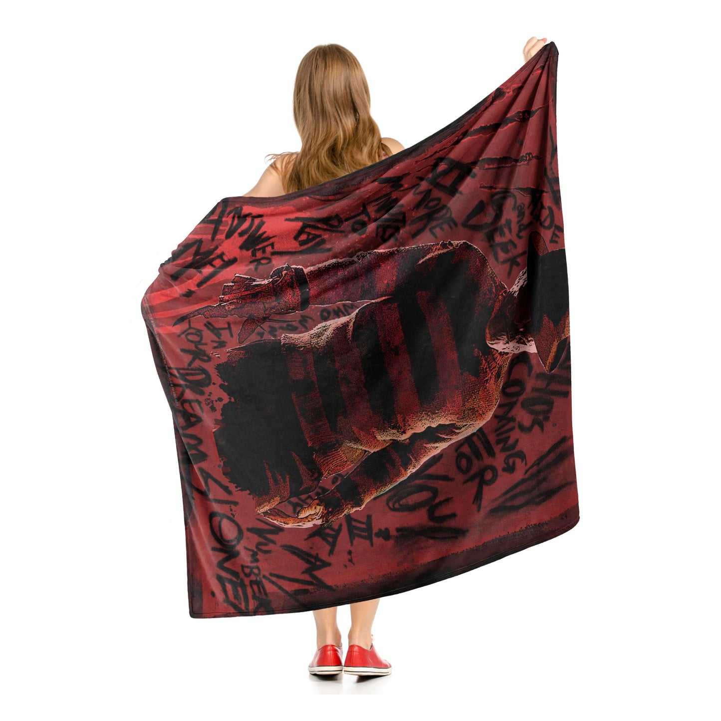 Nightmare on Elm Street, Freddy's Claw Throw Blanket 50"x60"