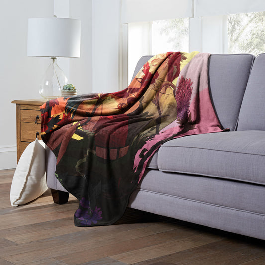 DC Comics Batman Harley & Ivy Throw Blanket 50"x60"